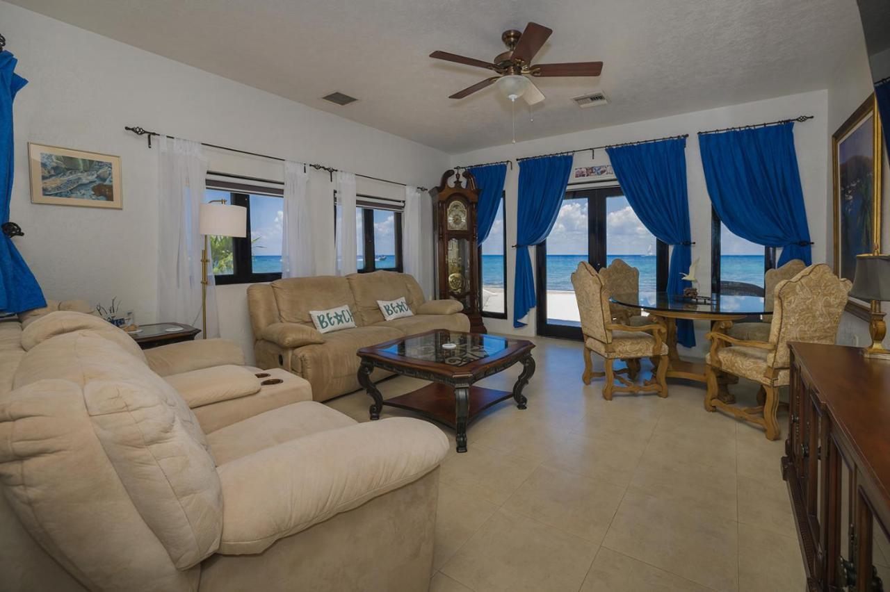The Queen Of Cozumel Beach House -Luxury Beachfront Villa- Million Dollars View Buitenkant foto