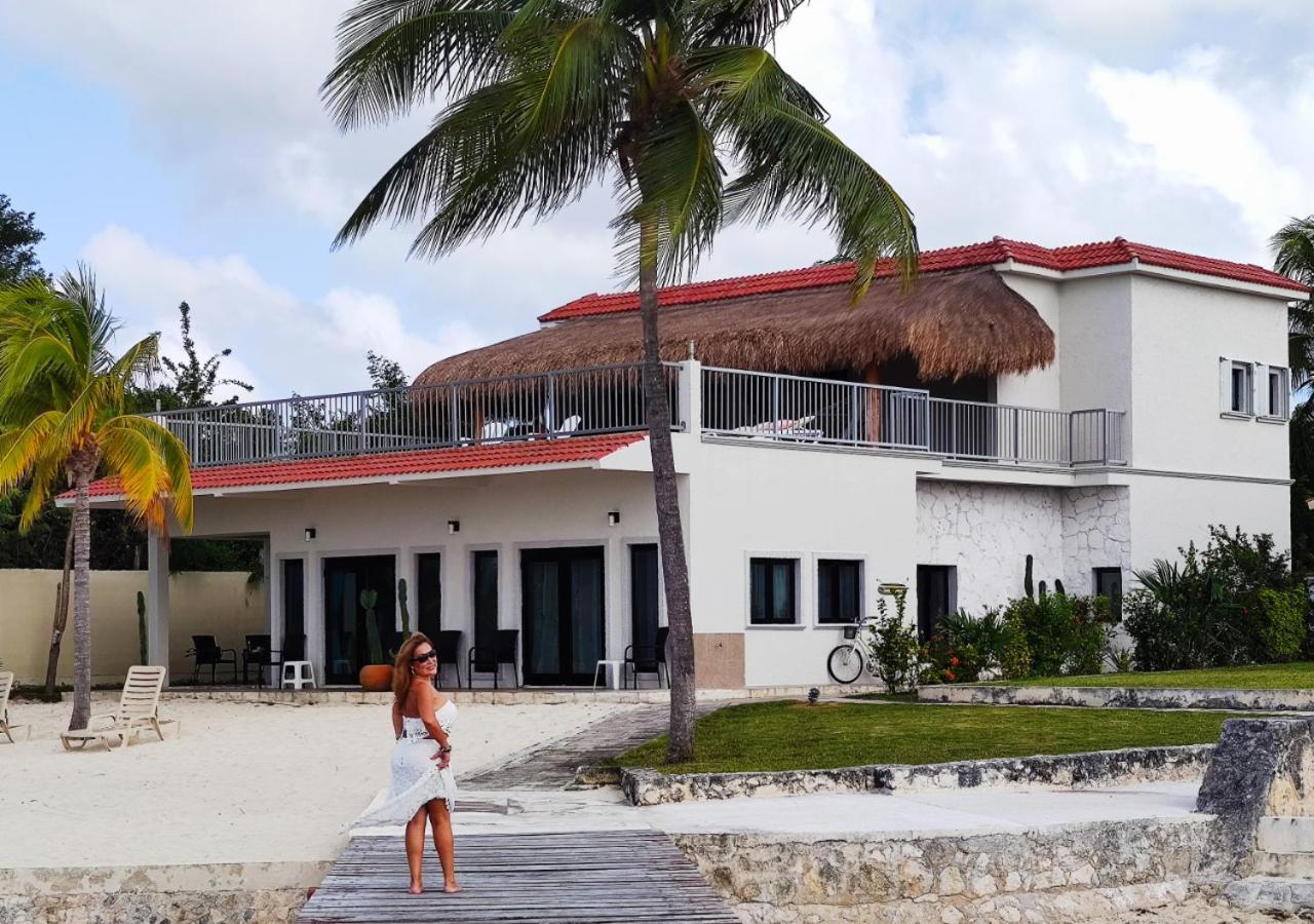 The Queen Of Cozumel Beach House -Luxury Beachfront Villa- Million Dollars View Buitenkant foto