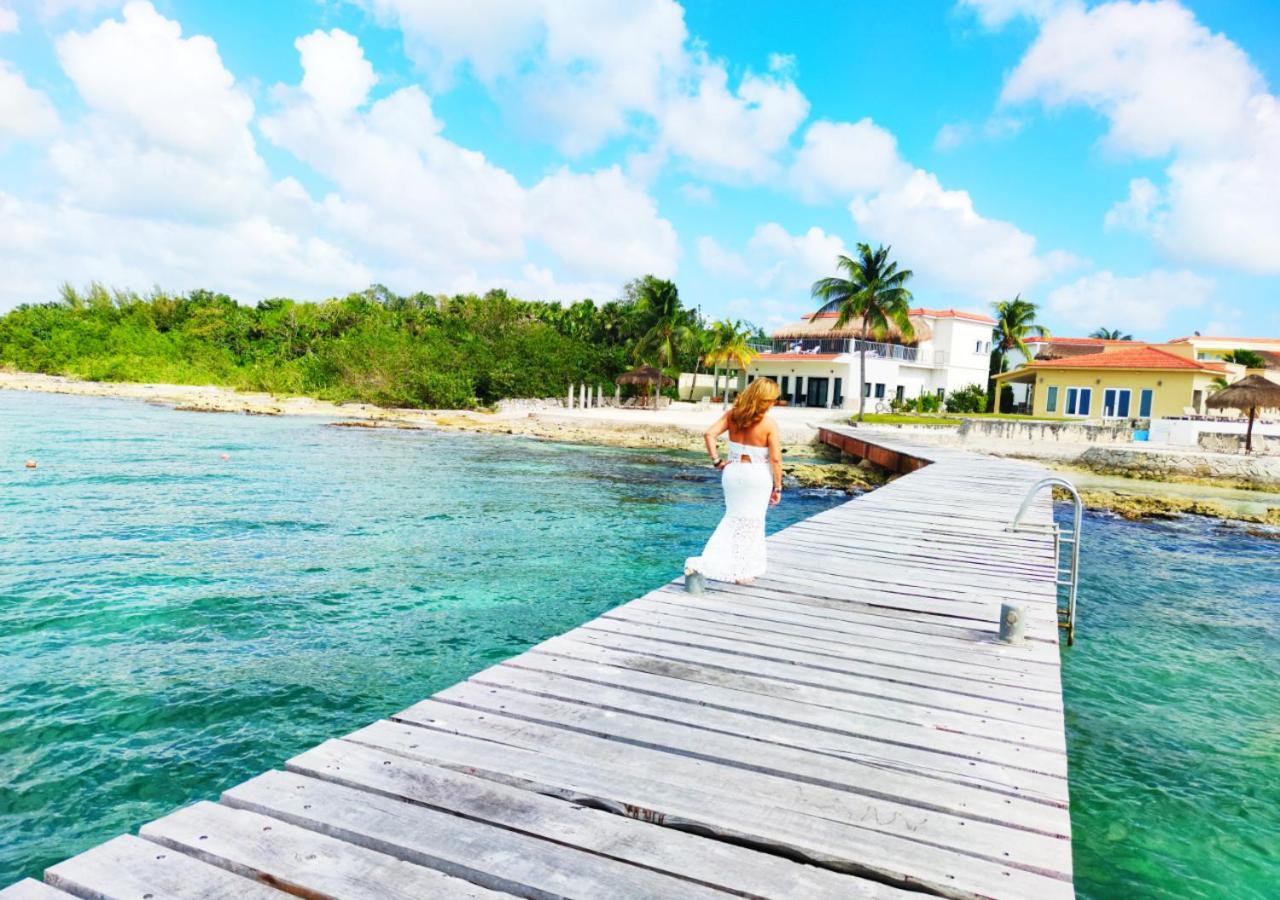 The Queen Of Cozumel Beach House -Luxury Beachfront Villa- Million Dollars View Buitenkant foto